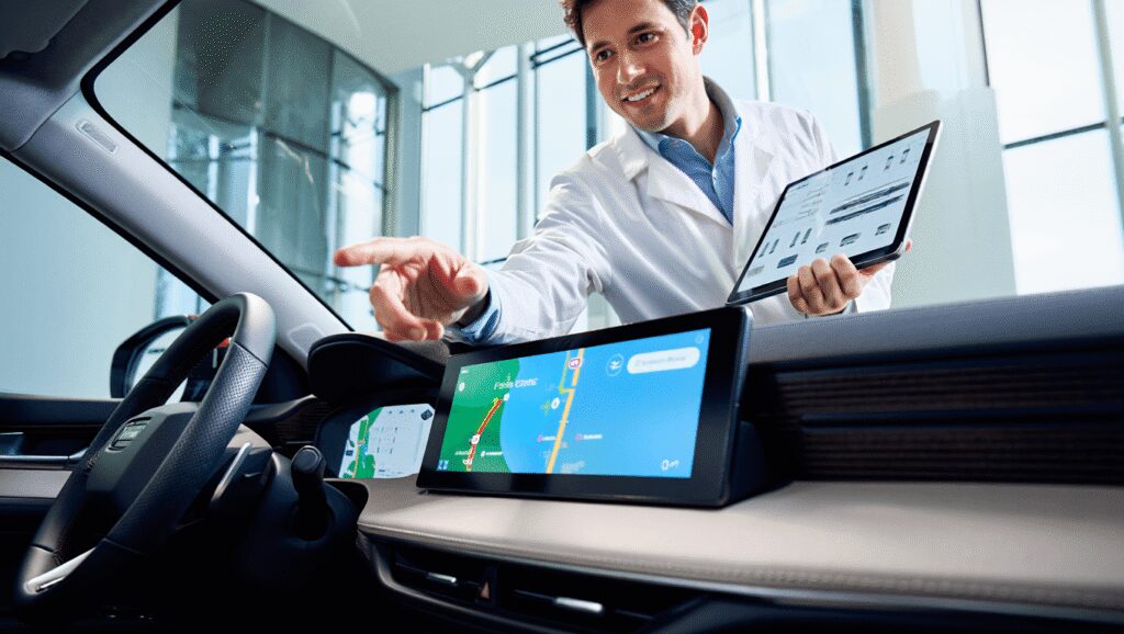 Samsung reveals sharp stretchable display that’s ready for your car’s dashboard