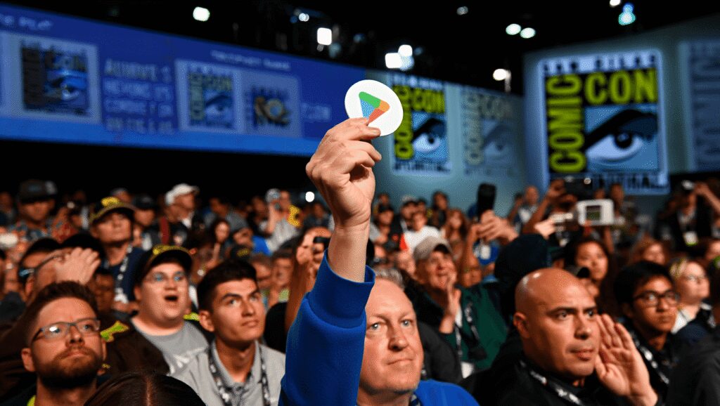 Google Play hosts The Auction at SDCC 2026.