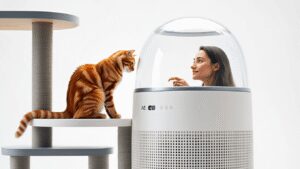 CES 2025: LG's air-purifying cat tower is purrfect for pet owners
