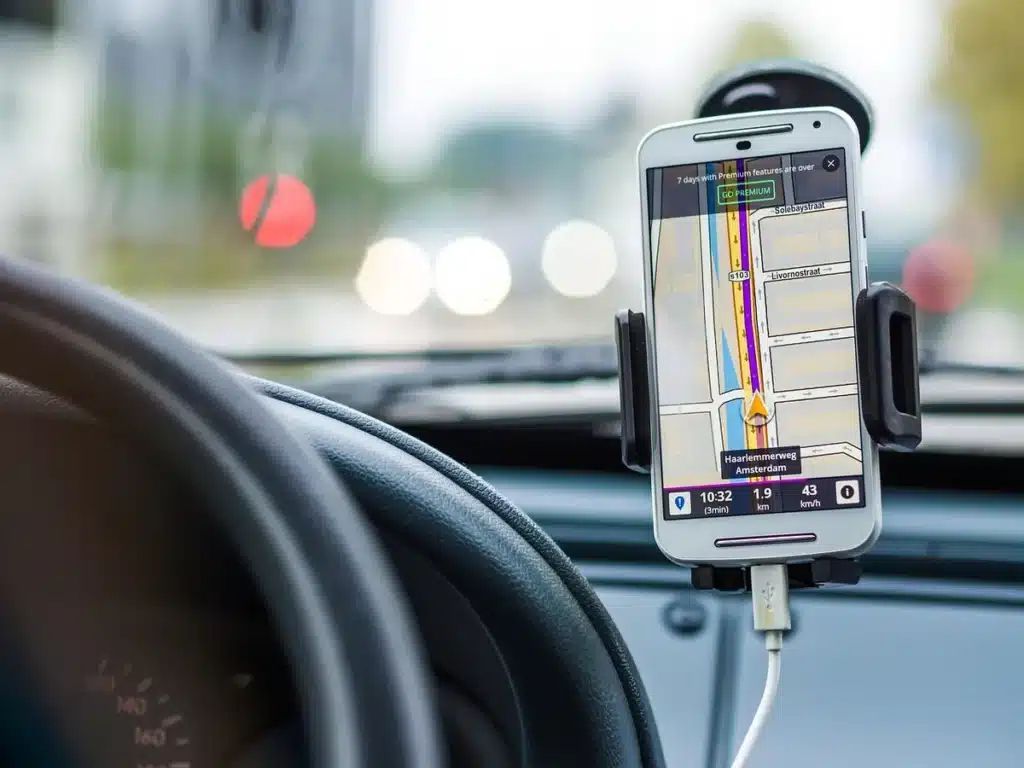 Écran d'accueil d'un smartphone Android avec widgets translucides, icônes colorées et interface épurée