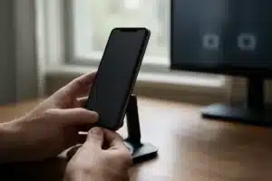 Comment faire pivoter la caméra frontale de l'iPhone 17 sans bouger ?