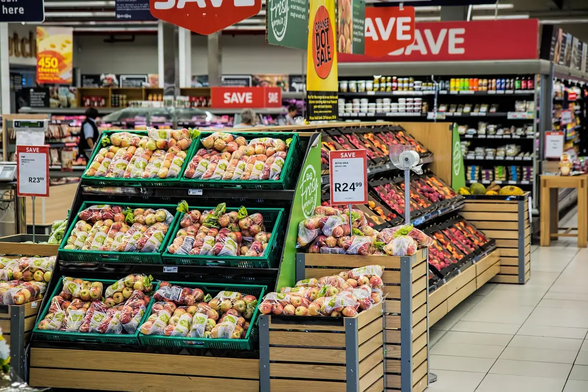 Graphique de ventes sur un écran représentant des pics et des creux